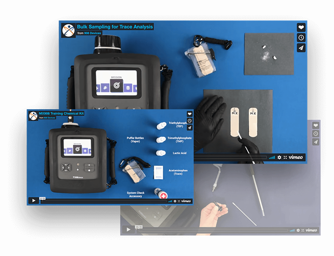 Handy IMS chemical detector