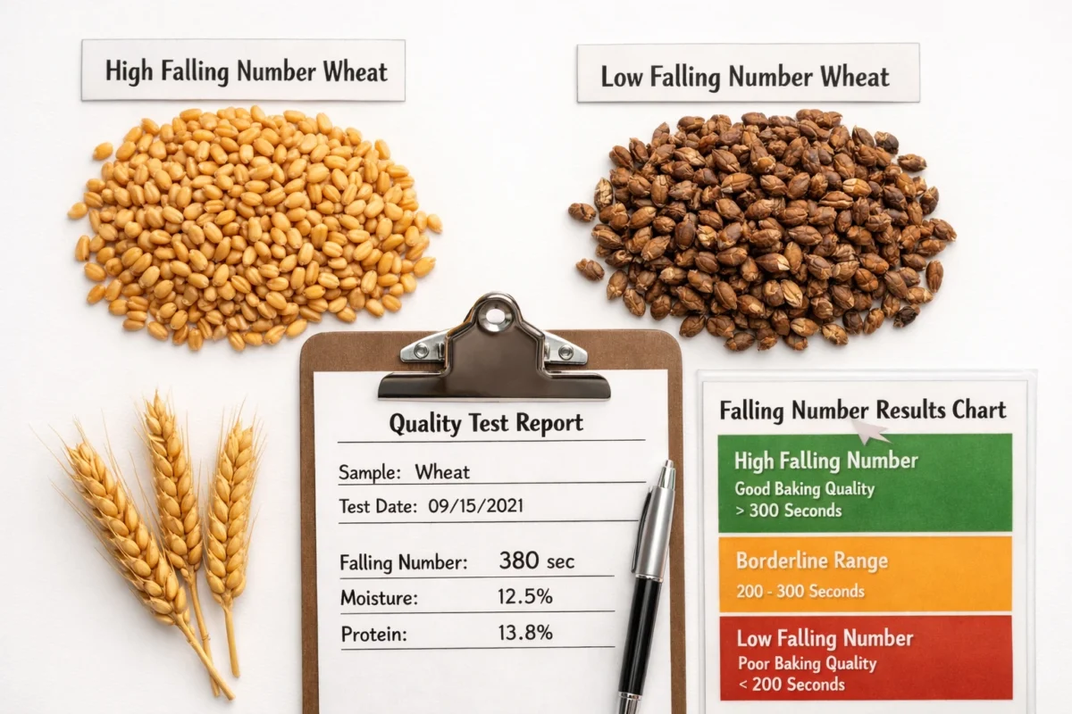 Falling Number Testing in Wheat and Flour results