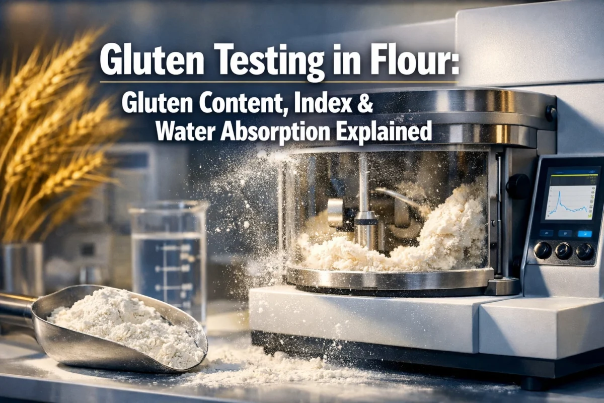 Gluten Testing in Flour Gluten Content, Index & Water Absorption Explained