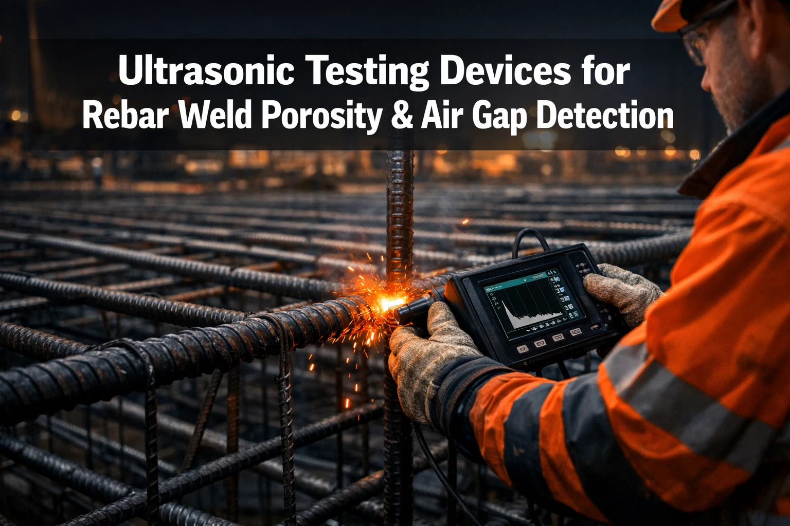 Ultrasonic Testing Devices for Rebar Weld Porosity And Air Gap Detection