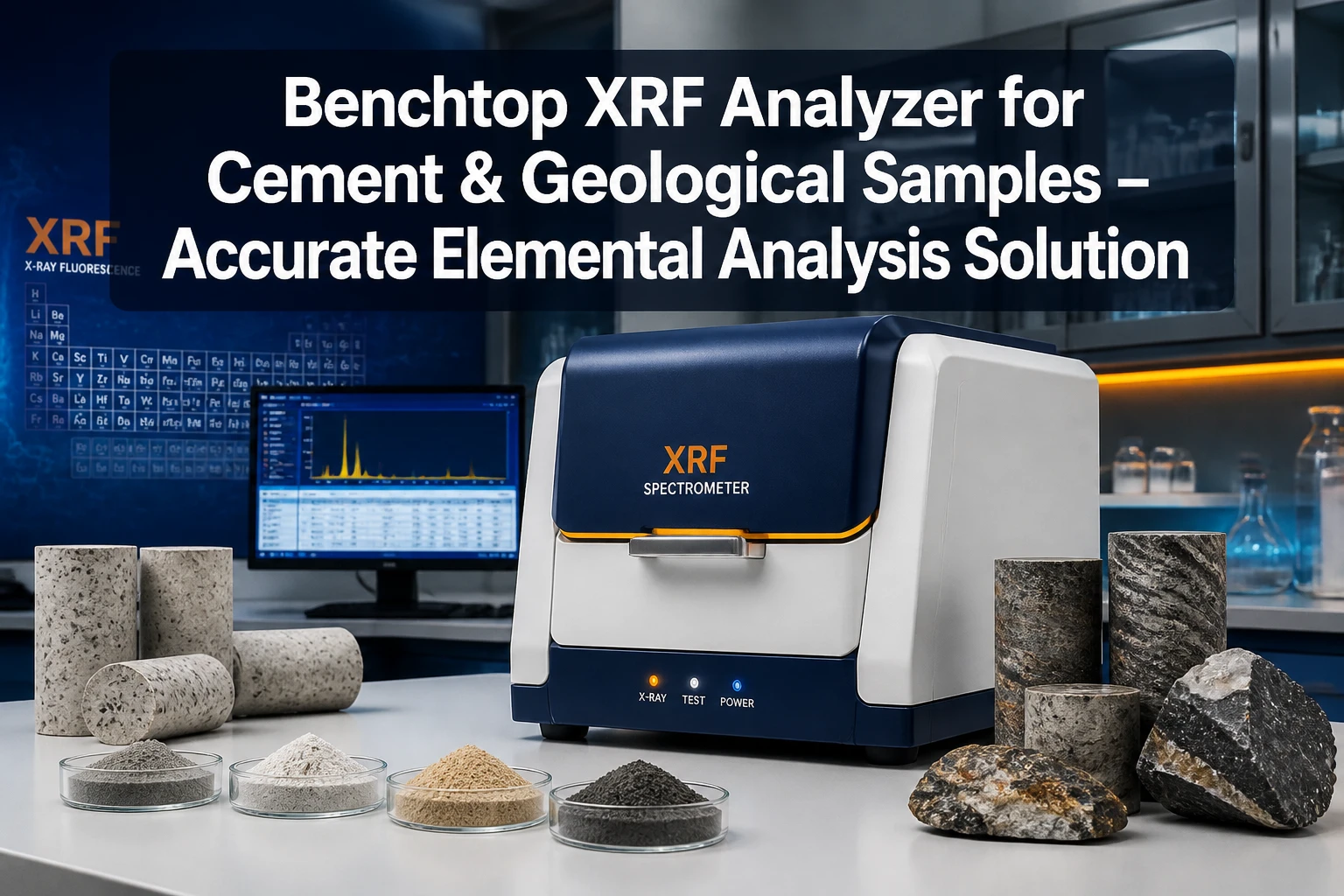 Benchtop XRF Analyzer for Cement and Geological Samples