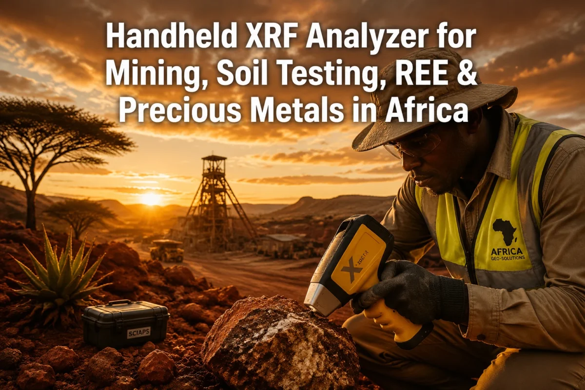 Handheld XRF Analyzer for Mining, Soil Testing, REE & Precious Metals in Africa
