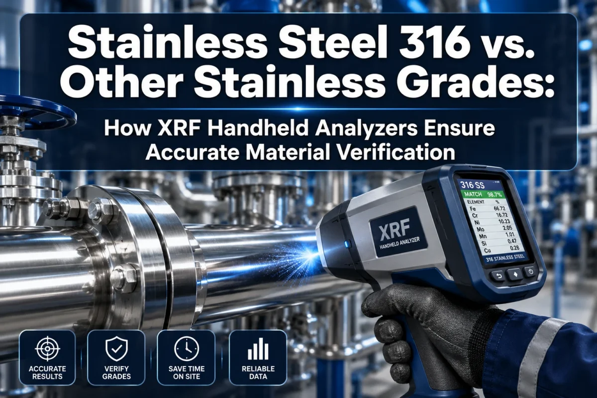 Stainless Steel 316 vs Other Stainless Grades How XRF Handheld Analyzers Ensure Accurate Material Verification