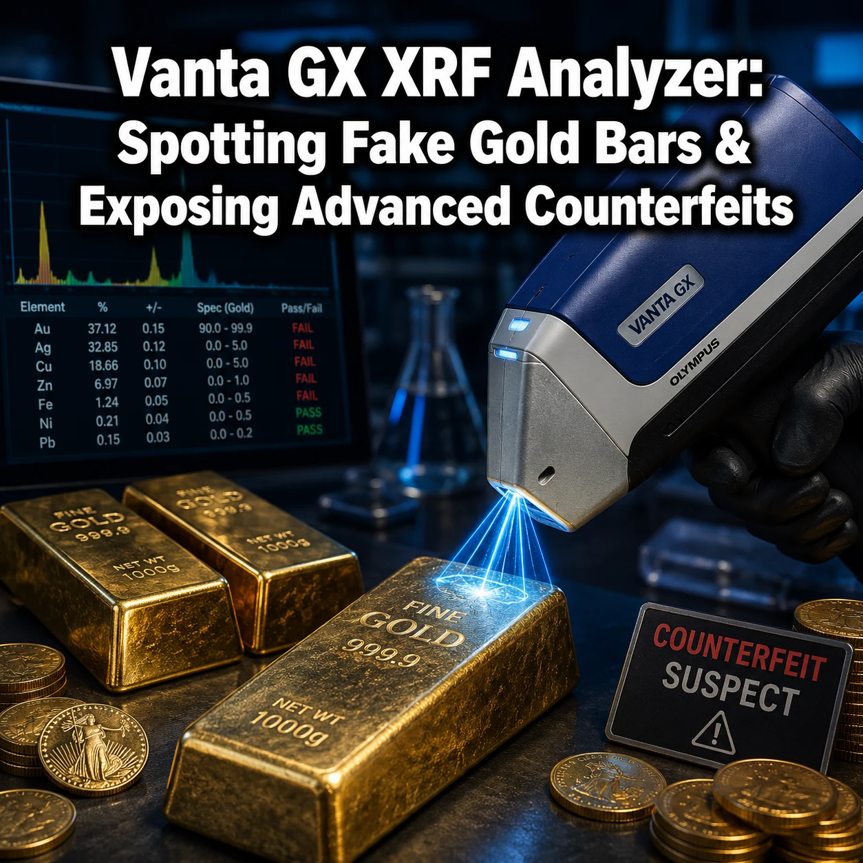 Vanta GX XRF Analyzer Spotting Fake Gold Bars and Exposing Advanced Gold Counterfeits (1)
