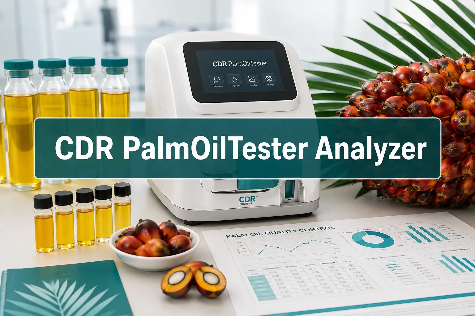 Buy CDR PalmOilTester The Complete Guide to Palm Oil Quality Analysis for FFA, DOBI, Peroxide, Iodine & Anisidine Testing (1)