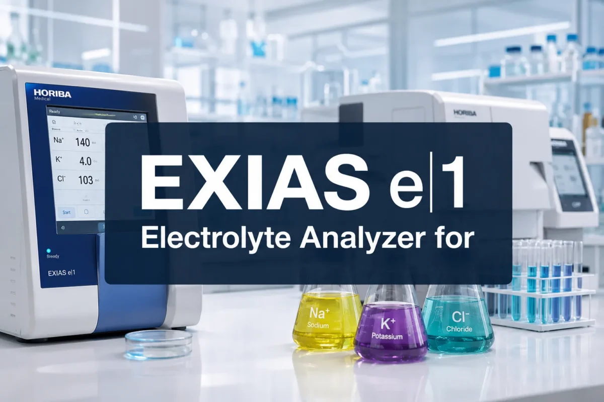 EXIAS e1 Electrolyte Analyzer Complete Guide for Clinical Sodium, Potassium, and Chloride Testing