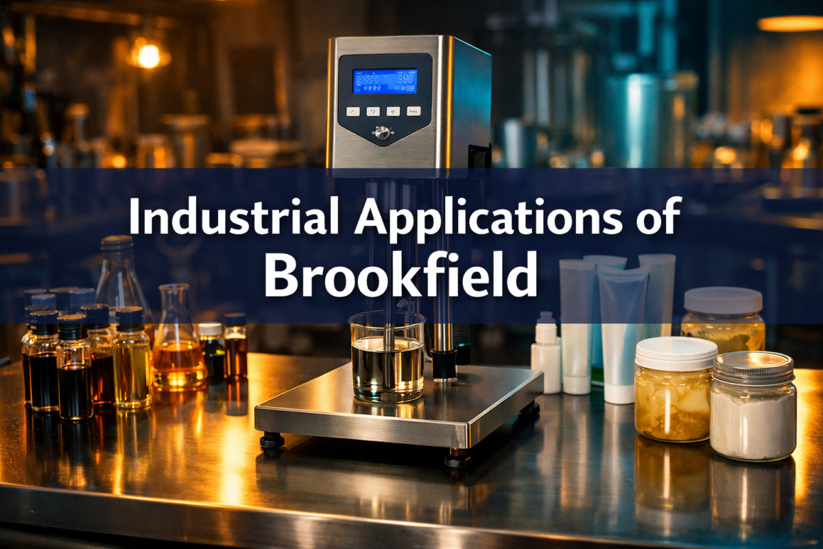 Industrial Applications of Brookfield Viscometers in Petroleum, Chemicals, Food, Pharmaceuticals & Manufacturing
